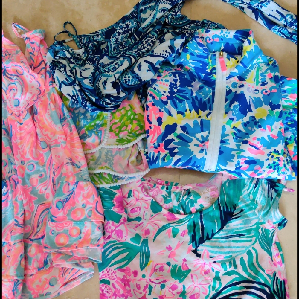 Lot 5 Lilly Pulitzer Hardly Worn 8-10 sized